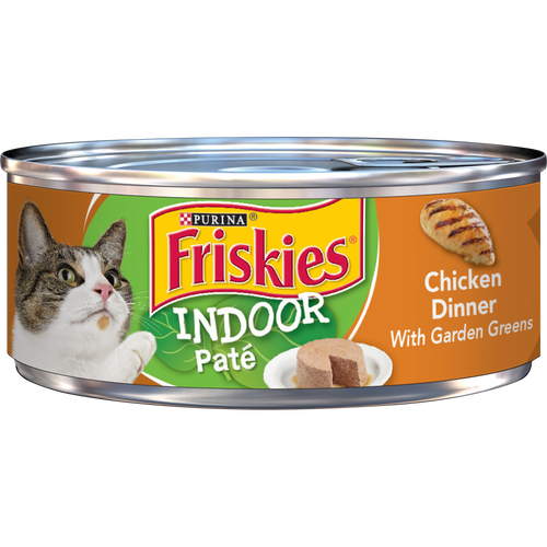 Friskies Indoor Chicken Dinner Pate Wet Cat Food