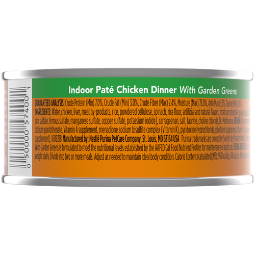 Friskies Indoor Chicken Dinner Pate Wet Cat Food