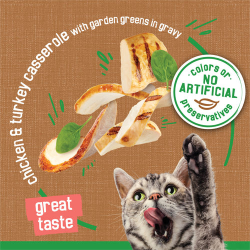 Purina Friskies Indoor Chunky Chicken and Turkey Casserole Wet Cat Food