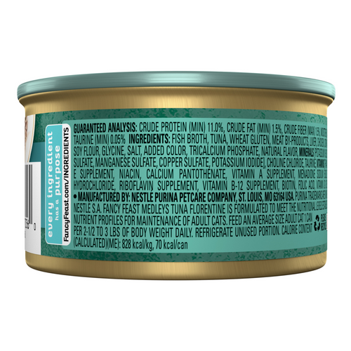 Fancy Feast Elegant Medleys Tuna Florentine Wet Cat Food