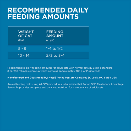 One High Protein Senior 7+ Dry Cat Food