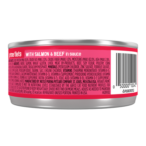 Friskies Prime Filets Salmon & Beef in Sauce Wet Cat Food