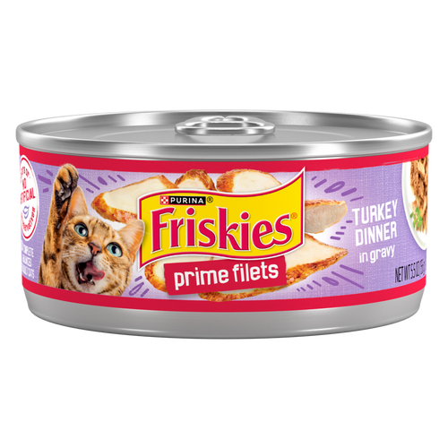 Friskies Prime Filets Turkey Dinner in Gravy Wet Cat Food