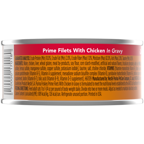 Friskies Prime Filets Chicken in Gravy Wet Cat Food