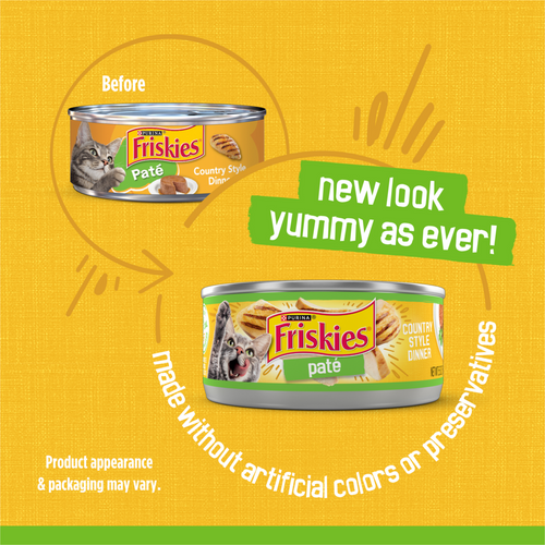Friskies Pate Country Style Dinner Wet Cat Food