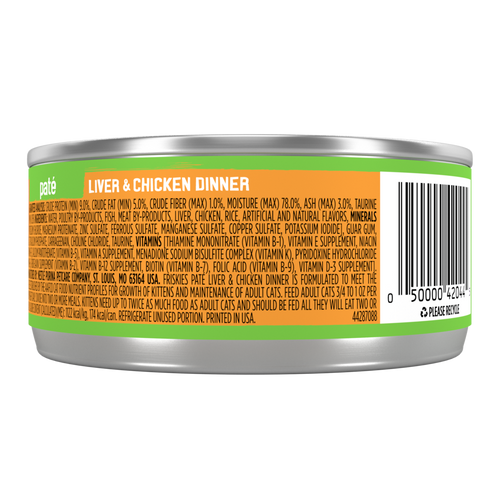 Friskies Pate Liver and Chicken Wet Cat Food