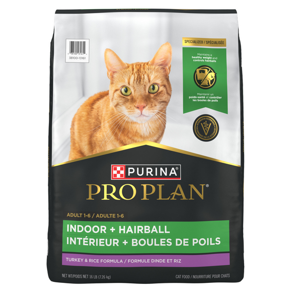 Purina Pro Plan Indoor Care Turkey & Rice Formula Dry Cat Food
