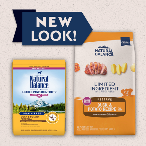 Natural Balance Limited Ingredient Reserve Grain Free Dry Dog Food for Small Breeds, Duck & Potato Recipe