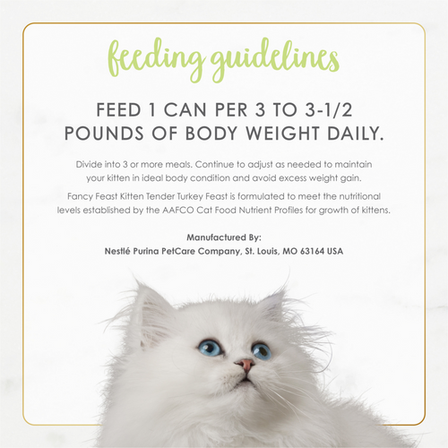 Fancy Feast Tender Turkey Feast Wet Kitten Food