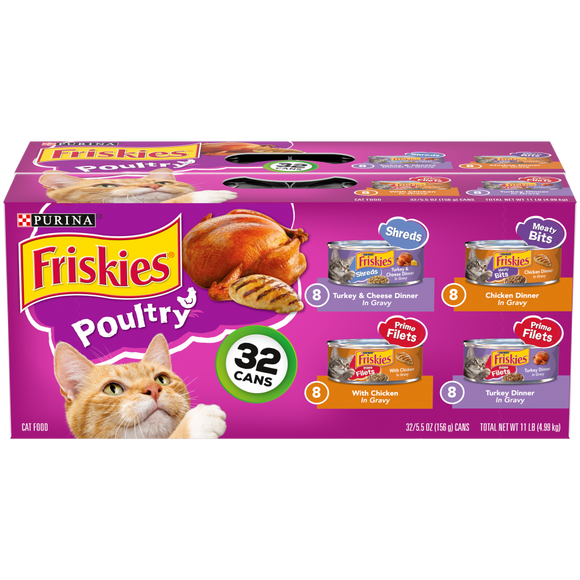 Friskies Poultry Variety Canned Cat Food