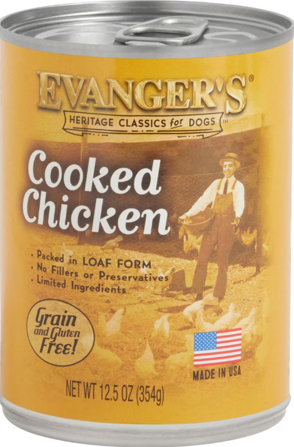 Evanger's All Meat Cooked Chicken Canned Dog Food