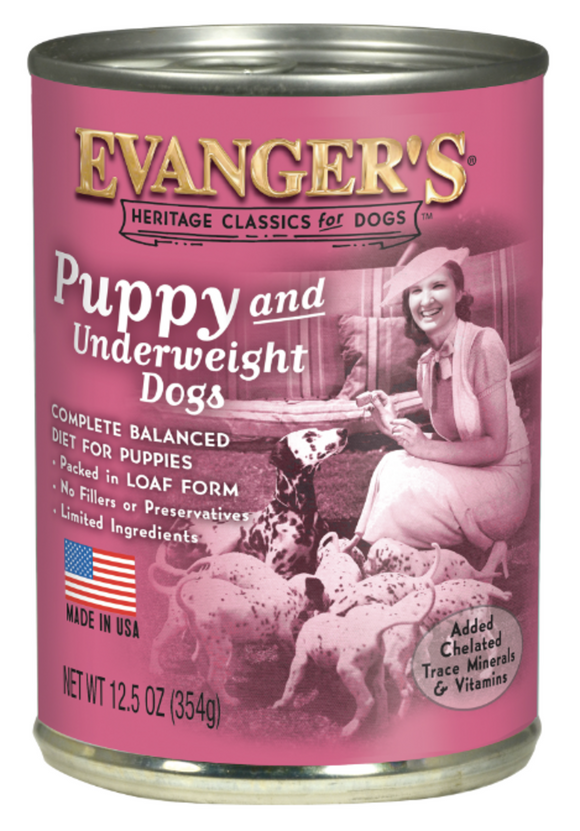 Evanger's Classic Puppy  and Underweight Dogs Canned Dog Food