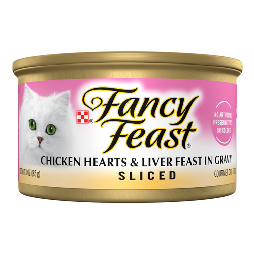 Fancy Feast Sliced Chicken Heart and Liver Wet Cat Food