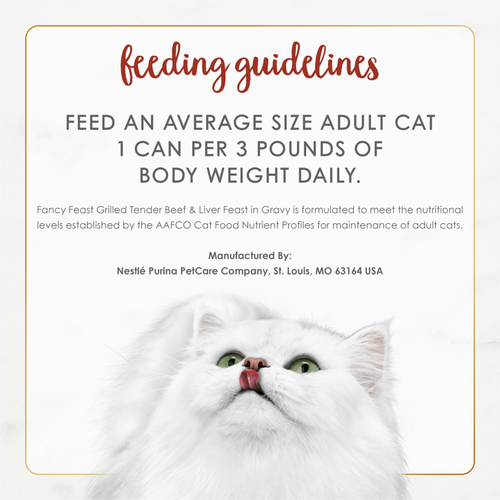 Fancy Feast Grilled Beef Liver Wet Cat Food