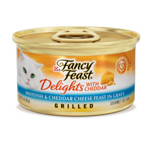 Fancy Feast Delights Whitefish and Cheddar Wet Cat Food