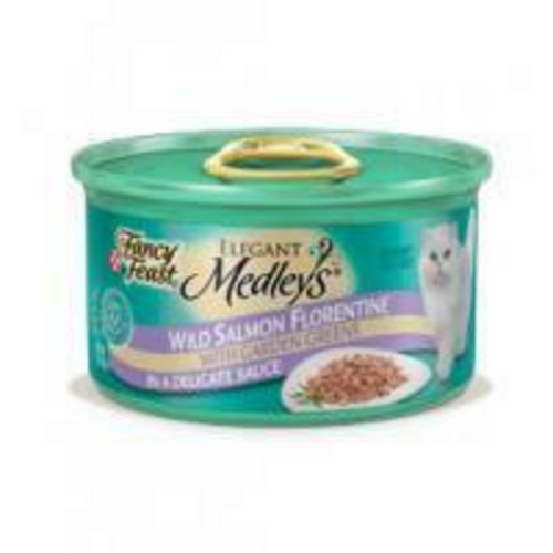 Fancy Feast Medleys Wild Salmon Florentine Wet Cat Food