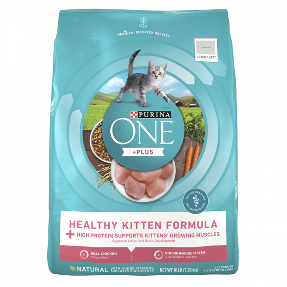 Purina ONE +Plus Healthy Kitten Dry Cat Food