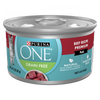 Purina ONE Grain Free Premium Pate Beef Canned Cat Food