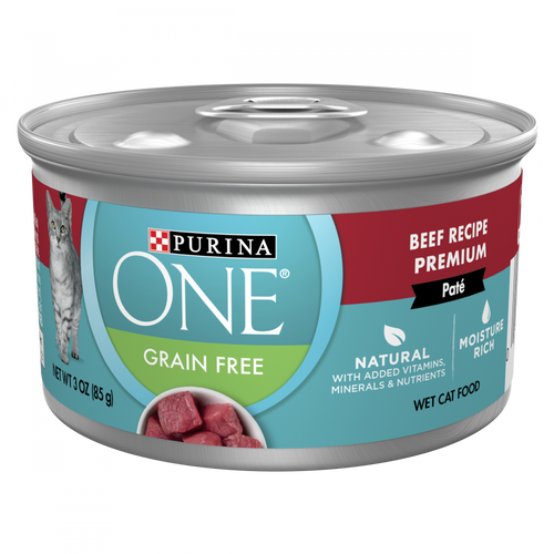 One Grain Free Premium Pate Beef Wet Cat Food