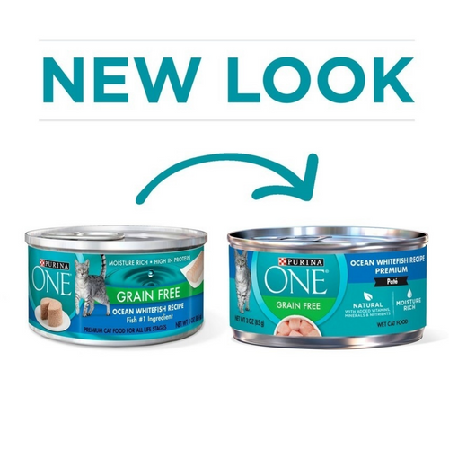 One Grain Free Premium Pate Whitefish Wet Cat Food