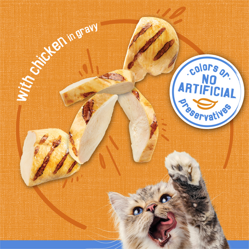 Friskies Savory Shreds Chicken in Gravy Wet Cat Food