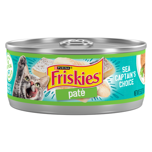 Friskies Pate Sea Captains Choice Wet Cat Food