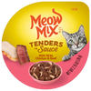 Meow Mix Tender Favorites Real Chicken and Beef in Gravy Cat Food Cups