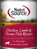 NutriSource Adult Chicken, Lamb & Ocean Fish Canned Dog Food