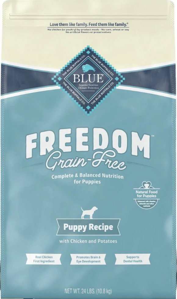 Blue Buffalo Freedom Grain-Free Puppy Chicken Recipe Dry Dog Food