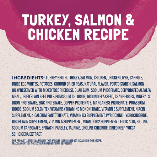 Natural Balance Original Ultra Platefulls Turkey, Salmon & Chicken Recipe Morsels in Gravy Wet Cat Food Pouches