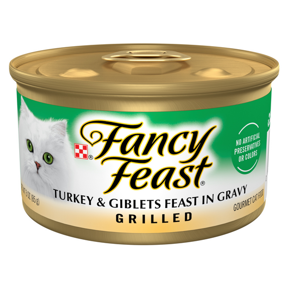 Fancy Feast Grilled Turkey and Giblets Feast Canned Cat Food