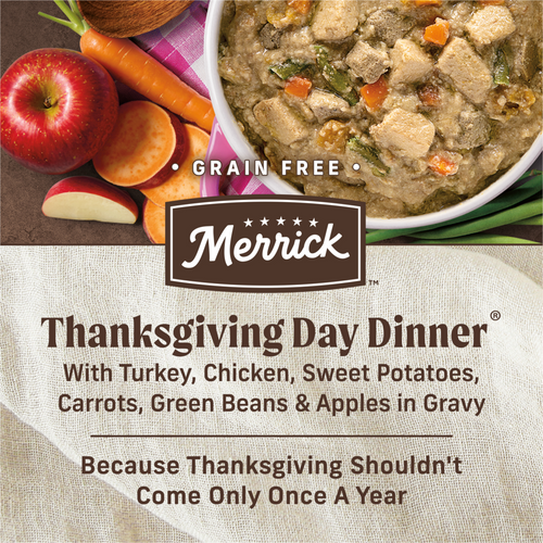 Merrick Grain Free Thanksgiving Day Dinner Canned Dog Food