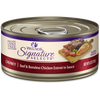 Wellness CORE Signature Selects Natural Grain Free Wet Canned Cat Food, Chunky Beef & Chicken