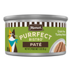 Merrick Purrfect Bistro Grain Free Premium Soft Canned Pate Adult Wet Cat Food, High Protein Turkey Recipe