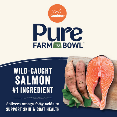 Canidae Pure Farm To Bowl Wild-Caught Salmon & Sweet Potato Recipe Dog Food