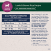 Natural Balance Limited Ingredient Dry Dog Food, Lamb & Brown Rice Small Breed Bites Recipe