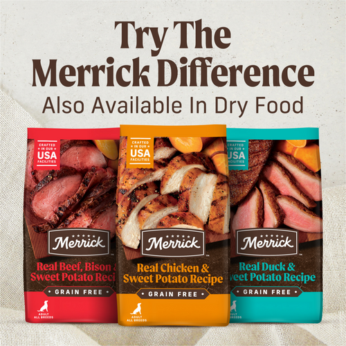 Merrick Grain Free Chunky Carvers Delight Dinner Adult Wet Dog Food
