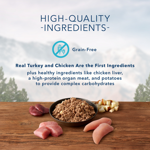 Blue Buffalo Wilderness High-Protein Grain-Free Turkey & Chicken Grill Senior Canned Dog Food