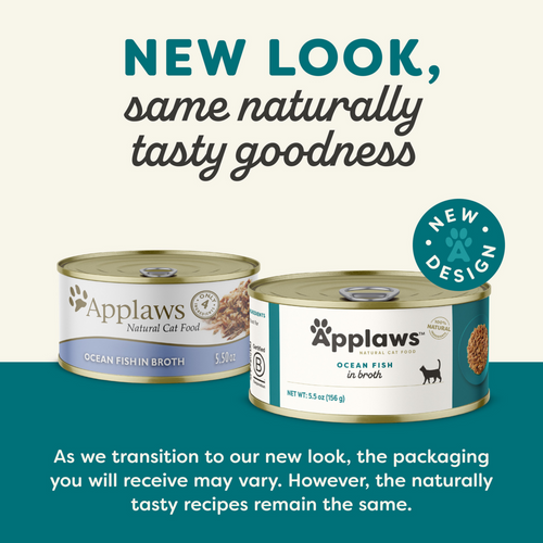 Applaws Natural Ocean Fish in Broth Can Cat Food