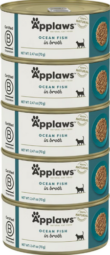 Applaws Natural Ocean Fish in Broth Can Cat Food