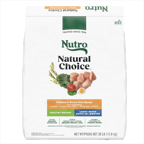 Nutro Wholesome Essentials Healthy Weight Large Breed Adult Farm-Raised Chicken, Rice & Sweet Potato Dry Dog Food