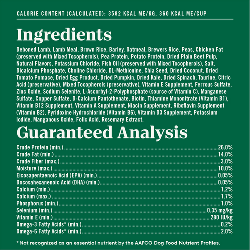 Nutro Wholesome Essentials Large Breed Puppy Pasture-Fed Lamb & Rice Dry Dog Food
