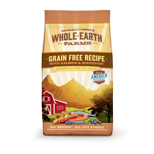 Whole Earth Farms Grain Free Recipe Salmon and Whitefish Dry Dog Food