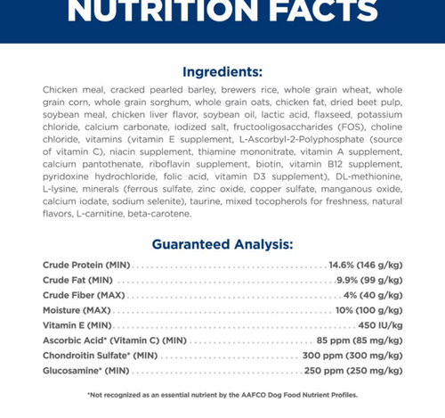 Hill's Science Diet Adult 6+ LG Breed Chicken Meal, Rice, & Barley Recipe Dry Dog Food