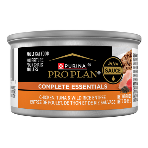 ProPlan Complete Essentials Chicken Tuna and Wild Rice in Sauce Wet Cat Food