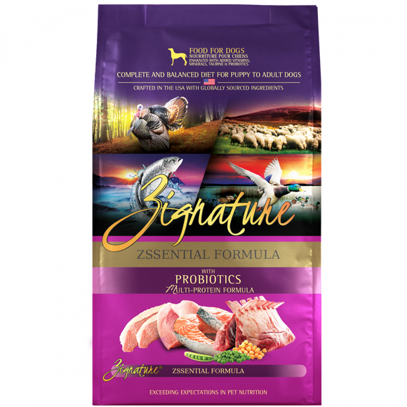 Zignature Grain Free Zssential Multi-Protein Recipe Dry Dog Food