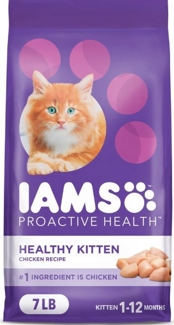 Iams ProActive Health Kitten Chicken Recipe Dry Cat Food