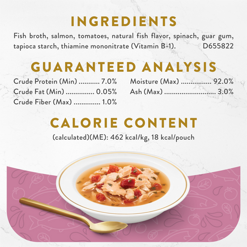 Fancy Feast Classic Broths Wild Salmon and Vegetables Wet Cat Food