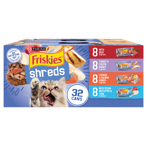 Friskies Shreds Variety Pack Wet Cat Food