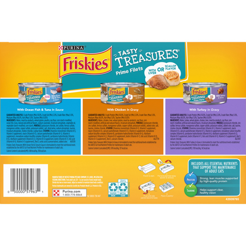 Friskies Tasty Treasures Variety Pack Canned Cat Food